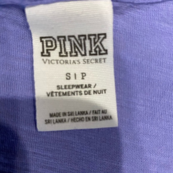 PINK tee in purple SIZE S - Picture 2 of 3